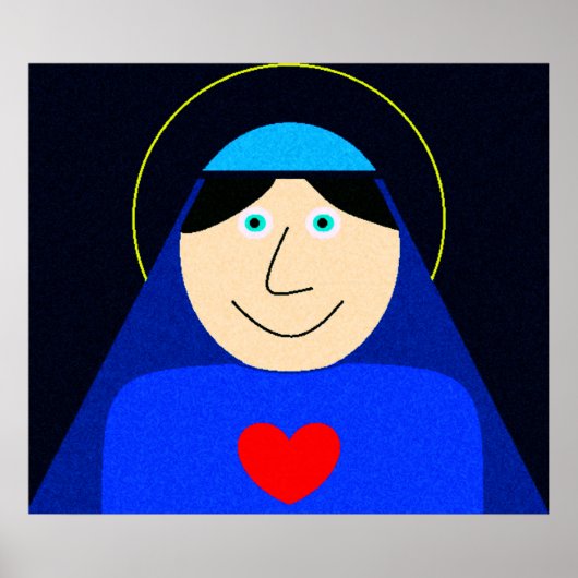 Mary Moeder van God Poster (Voorkant)