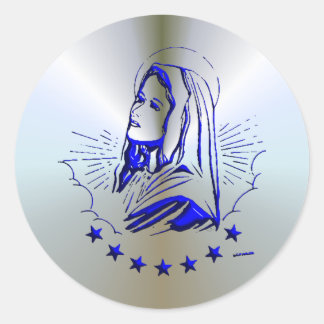 Mary - Moeder van God Ronde Sticker