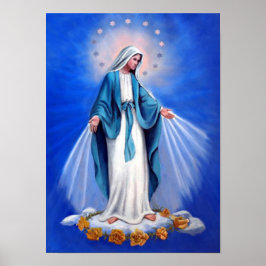 Mary, moeder van God, sjabloon Poster