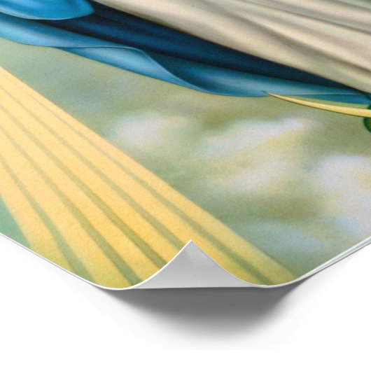 Mary, moeder van God, sjabloon Poster (Hoek)