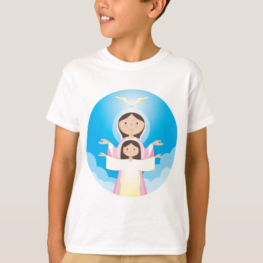 Mary Moeder van God T-shirt (Voorkant)