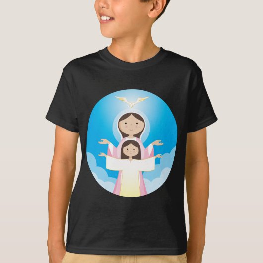Mary Moeder van God T-shirt (Voorkant)