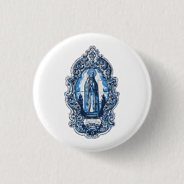 Mary moeder van jesus, Fatima. katholieke kussen Ronde Button 3,2 Cm
