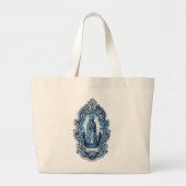 Mary moeder van jesus, Fatima sanctuary azulejos Grote Tote Bag (Voorkant)