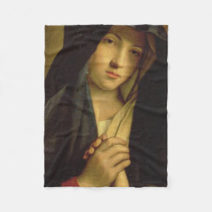 Mary Moeder van Jezus - De Madonna in de rij Fleece Deken