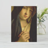 Mary Moeder van Jezus - de Madonna in verdriet Kaart (Staand voorkant)