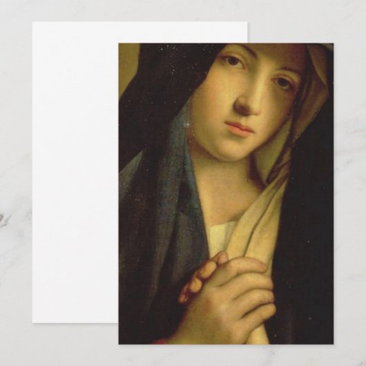 Mary Moeder van Jezus - de Madonna in verdriet Kaart (Voorkant / Achterkant)