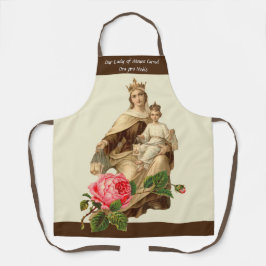 Mary Mount Carmel Roos, katholieke maagd Schort