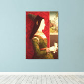 Mary of Burgundy dochter van Charles the Bold Canvas Afdruk (Insitu (Houten vloer))