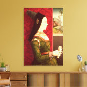 Mary of Burgundy dochter van Charles the Bold Canvas Afdruk (Insitu (Woonkamer))