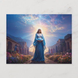 Mary of Nazareth Walking Alone Briefkaart