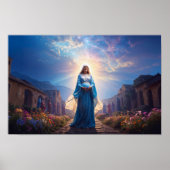 Mary of Nazareth Walking Alone Poster (Voorkant)