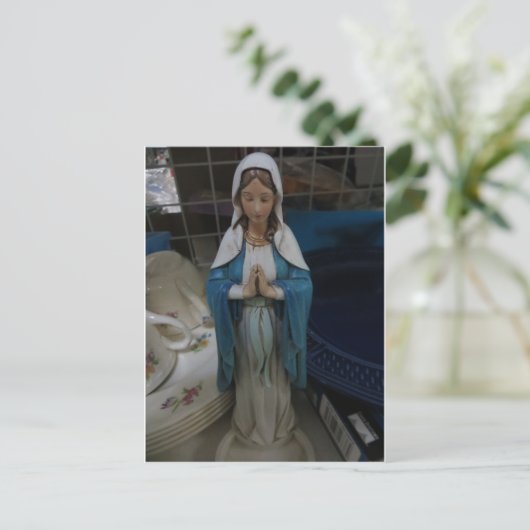 Mary Onder Dishes Briefkaart (Staand voorkant)