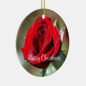Mary Personalized Red Rose Ornament (Rechts)