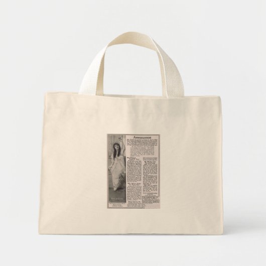 Mary Pickford 1916 Mini Tote Bag (Voorkant)