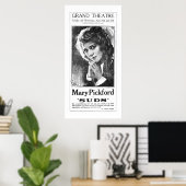 Mary Pickford 1921 film en poster (Thuiskantoor)