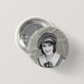 Mary Pickford Nymphet Button (Voorkant /achterkant)