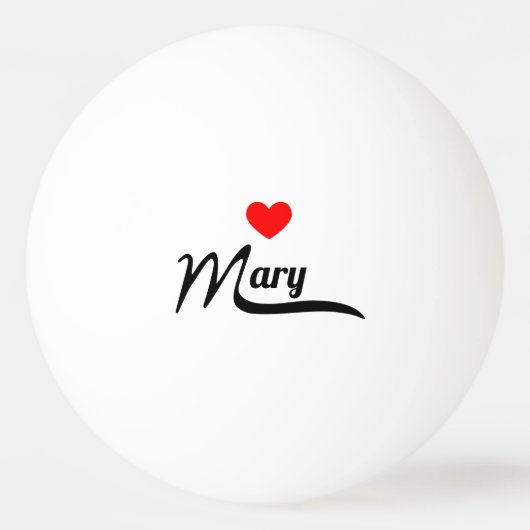 Mary Pingpongbal (Voorkant)