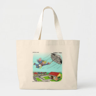 Mary Poppins Paraplu Grappige Cadeaus T-shirts Enz Grote Tote Bag