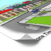 Mary Poppins Umbrella Funny Collectible Art Poster (Hoek)