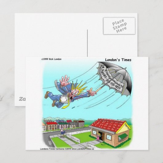 Mary Poppins Umbrella Funny Gifts T - shirts, enz. Briefkaart (Voorkant / Achterkant)