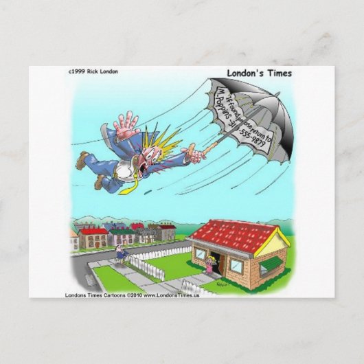 Mary Poppins Umbrella Funny Gifts T - shirts, enz. Briefkaart (Voorkant)