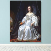Mary, prinses van Sinaasappel Canvas Afdruk (Insitu (Houten vloer))