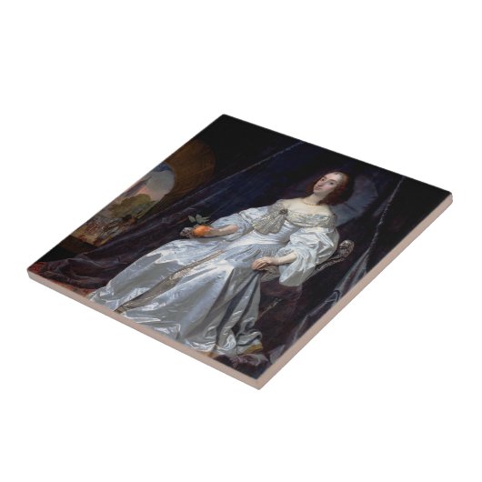 Mary, prinses van Sinaasappel Tegeltje (Zijkant)