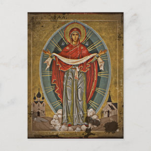 Mary Protector Theotokos Briefkaart