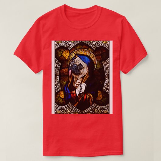 Mary Pug T-shirt (Design voorkant)