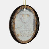 Mary Queen of Scots (1542-87) als weduwe Keramisch Ornament (Rechts)