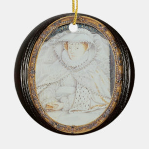 Mary Queen of Scots (1542-87) als weduwe Keramisch Ornament