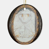 Mary Queen of Scots (1542-87) als weduwe Keramisch Ornament (Links)