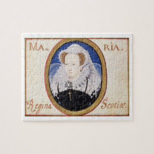 Mary Queen of Scots (1542-87) (gouache on vellum) Legpuzzel