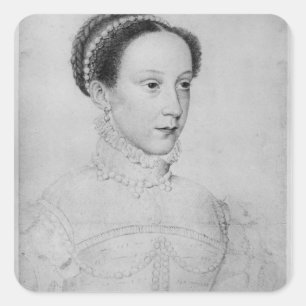Mary Queen of Scots, 1559 Vierkante Sticker