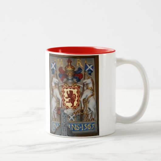 Mary Queen of Scots Coat of Arms Coffee Mok (Rechts)