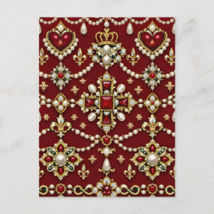 Mary Queen of Scots Geïnspireerd Magisch Sieraden Briefkaart