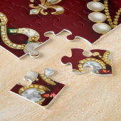 Mary Queen of Scots Inspired Design Magical Jewels Legpuzzel (Zijkant)