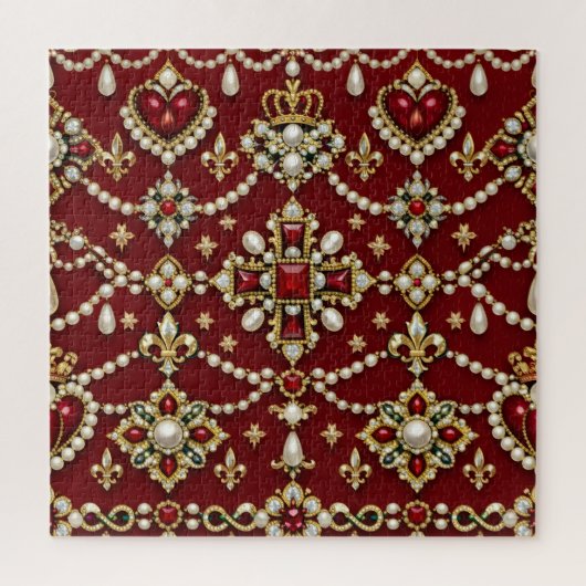 Mary Queen of Scots Inspired Design Magical Jewels Legpuzzel (Verticaal)