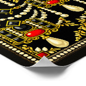 Mary Queen of Scots Jewells Inspired Design  Poster (Hoek)