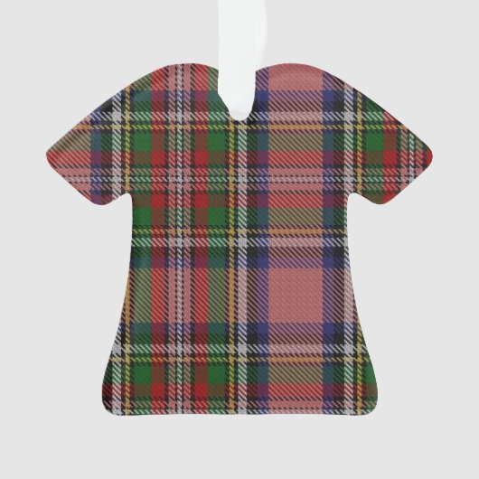 Mary Queen of Scots Tartan T-shirt Ornament (voorkant)