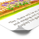 Mary Quite Contrary met Schrift Poster (Hoek)