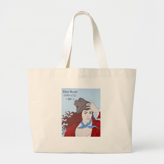 Mary Reade Canvas Bag Grote Tote Bag (Voorkant)