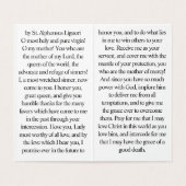 Mary, Refuge of Sinners Prayer Card  Kaart (Binnenkant ongevouwen)