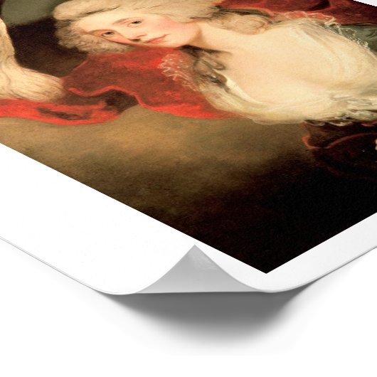 Mary Robinson als Perdita van John Hoppner 1758 18 Poster (Hoek)