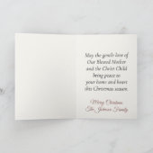 Mary’s Mantle Christmas Card Feestdagen Kaart (Binnen)