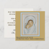 Mary’s Mantle Christmas Card Feestdagenkaart (Voorkant / Achterkant)