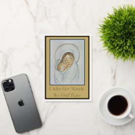 Mary’s Mantle Foil Christmas Card Folie Feestdagenkaart