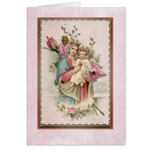 Mary Sacred Heart van Jesus Roses Religious
