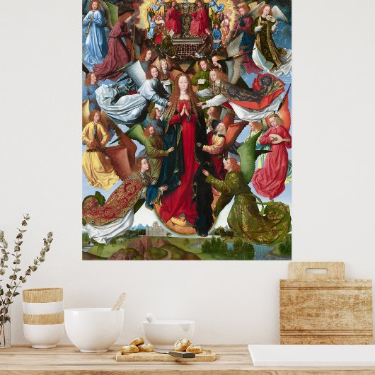 Mary - Saint Lucy Legend Fine Art Poster (Keuken)